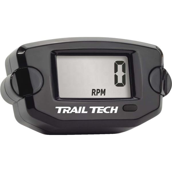 Trail Tech - 742-A00 - TTO Tach/Hour Meter, Black