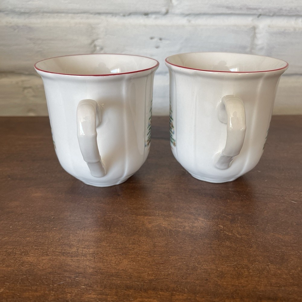 Farberware Gingerbread Christmas Tree Mug Set of 2
