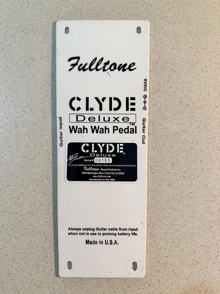 Fulltone Clyde Deluxe wah