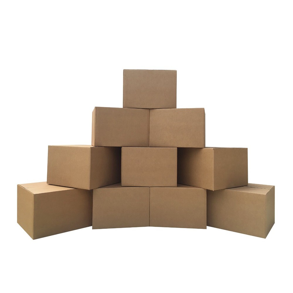 UBMOVE 10 Extra Large Corrugated Moving Boxes 23 x 23 x 16"