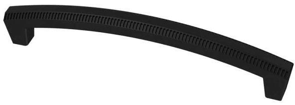 (12 Pack) 5" Textured Arch Pull Flat Black