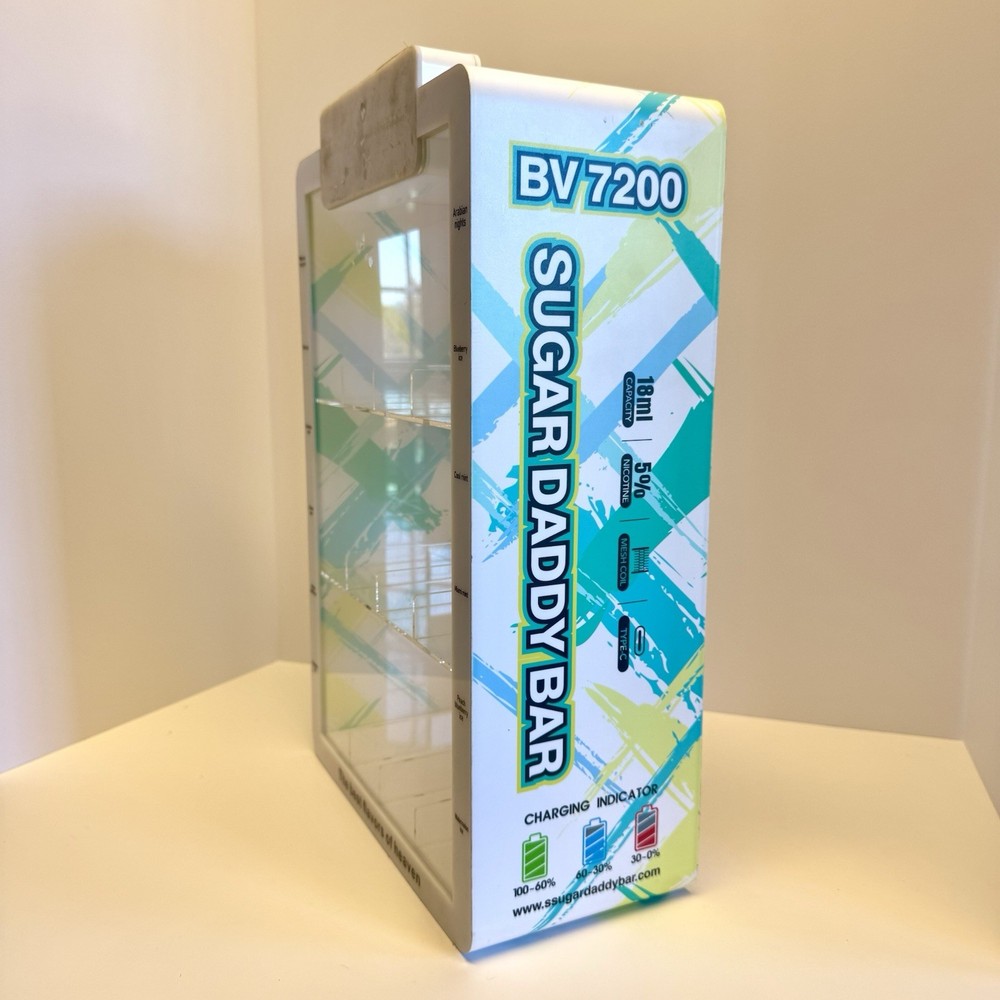 Sugar Daddy Bar BV7200 Acrylic Counter Display Case