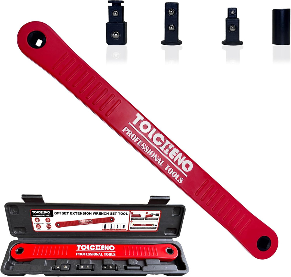 Offset Extension Wrench Set, Pro Zero Offset Extension Wrench Extender Tool with