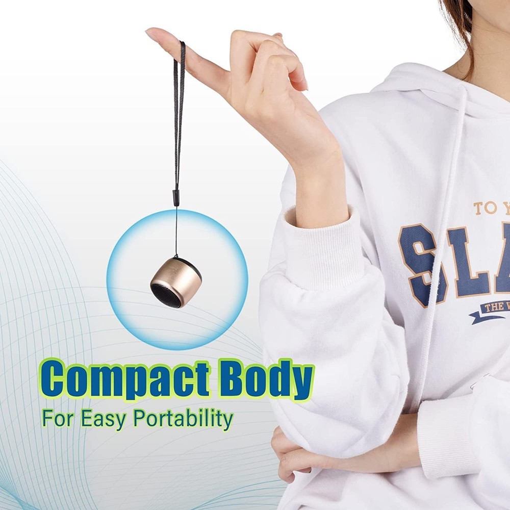 Mini Portable Bluetooth Speaker Ultra Compact Powerful Sound Wireless 90Db