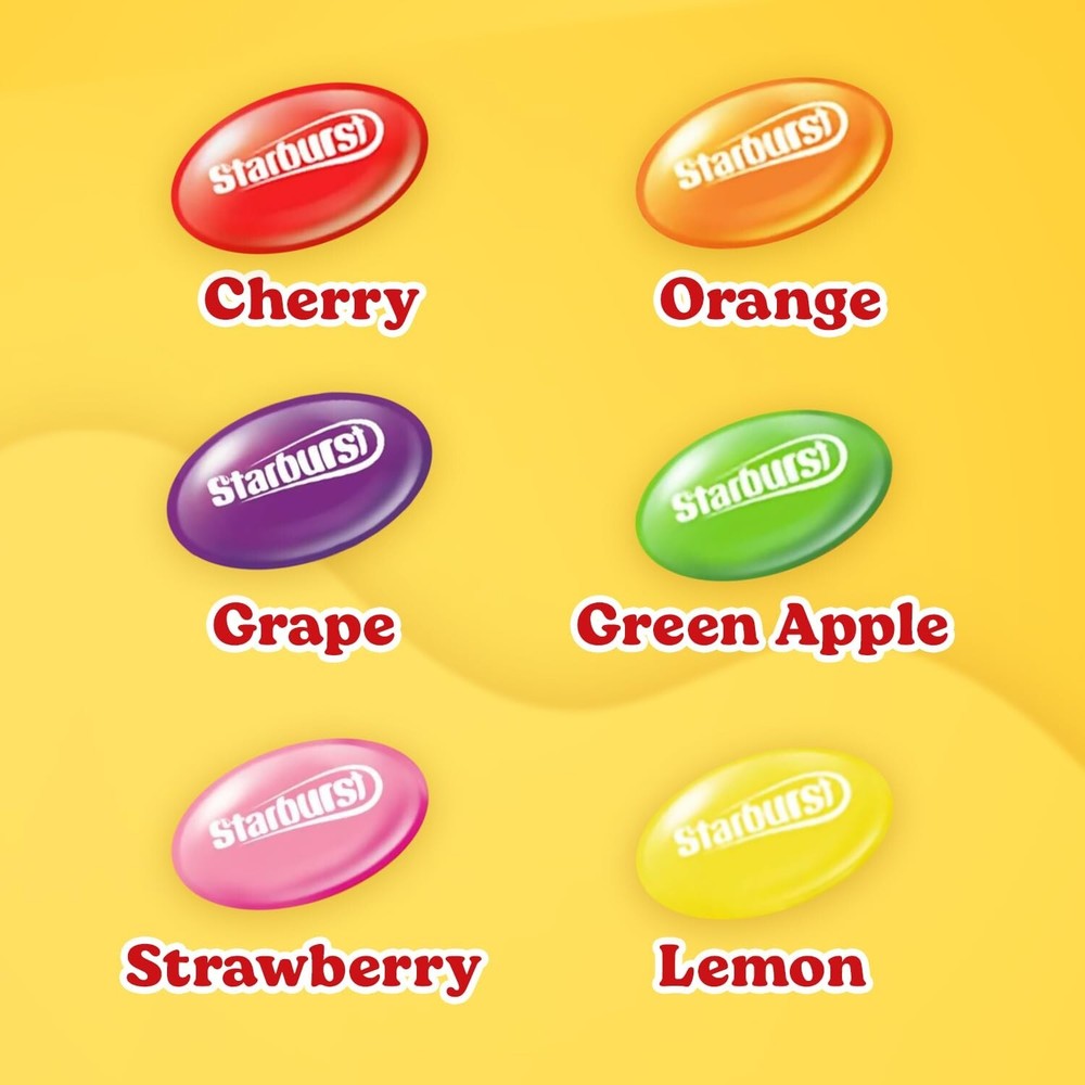 Starburst Assorted Jelly Beans Chewy Bulk Vending Machine Candy