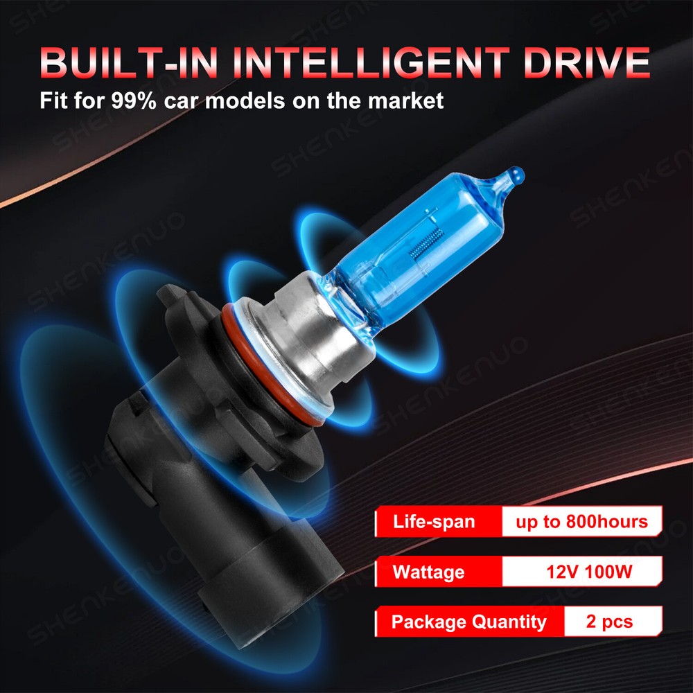 For Jeep Commander 2006-2010 6x Halogen Headlight High/Low + Fog Light Bulbs Kit