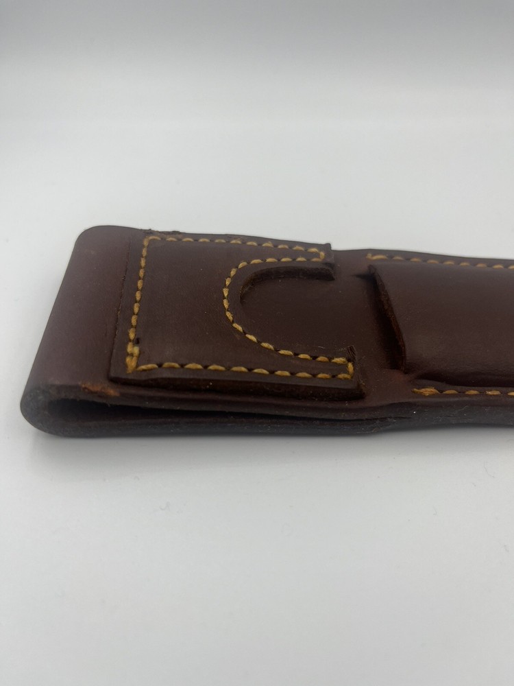 Handmade Leather Knife Sheath/Holster - Fixed Blade AutoLock Feature