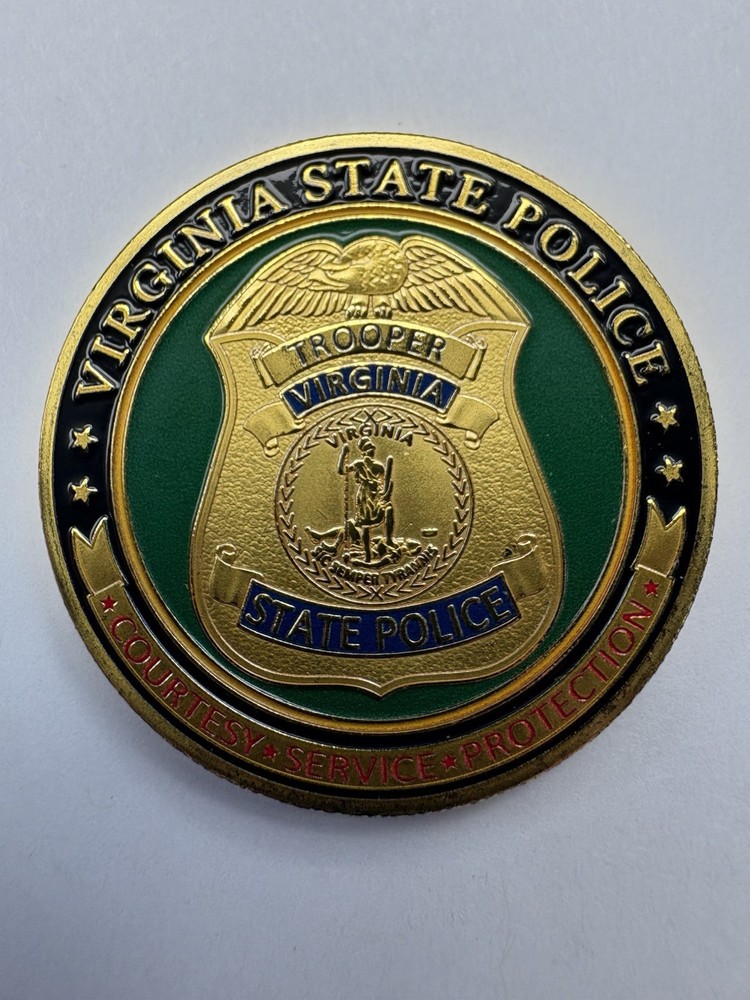 Virginia State Police Challenge Coin