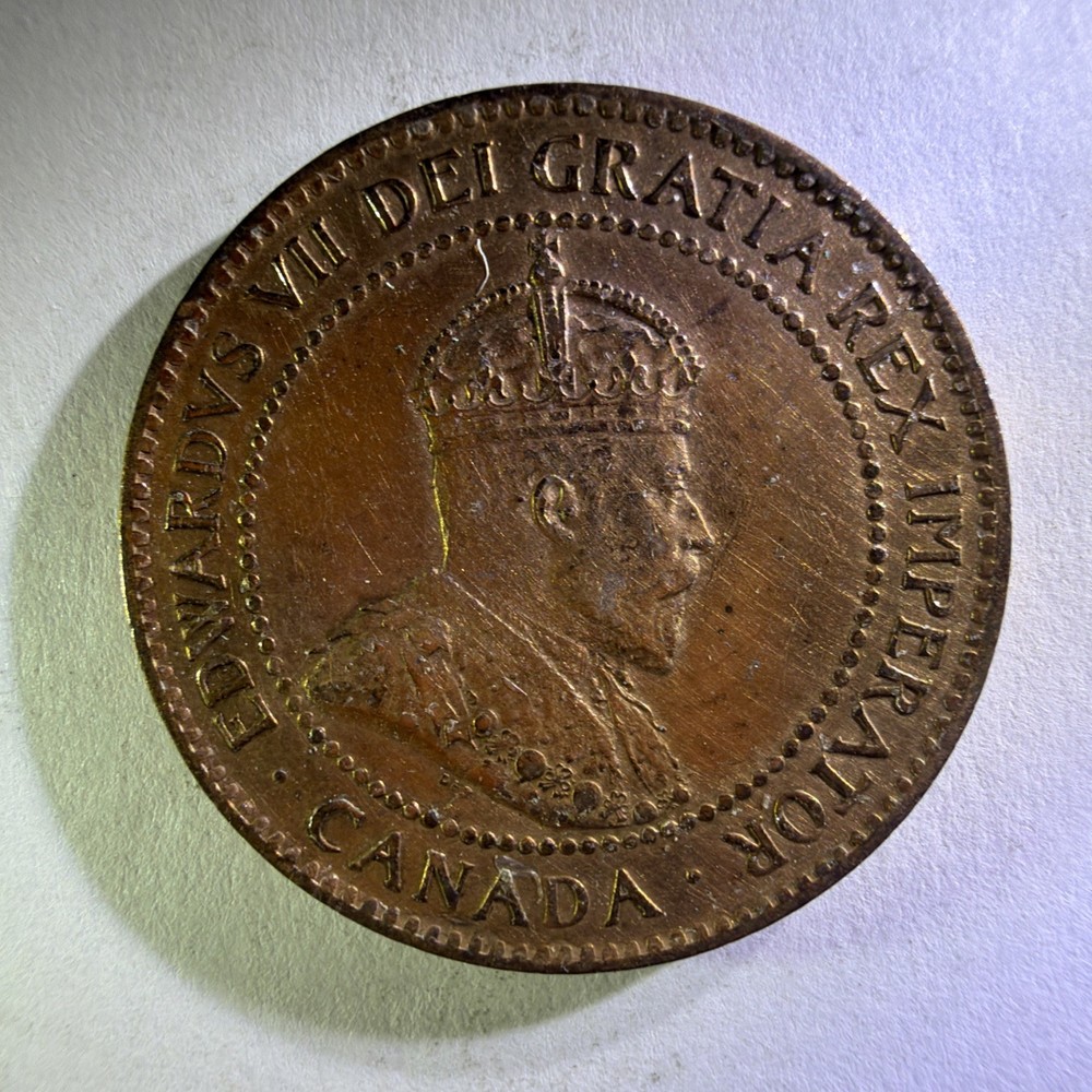 Canada Large Cent 1903 - Copper Edward Coin - 185