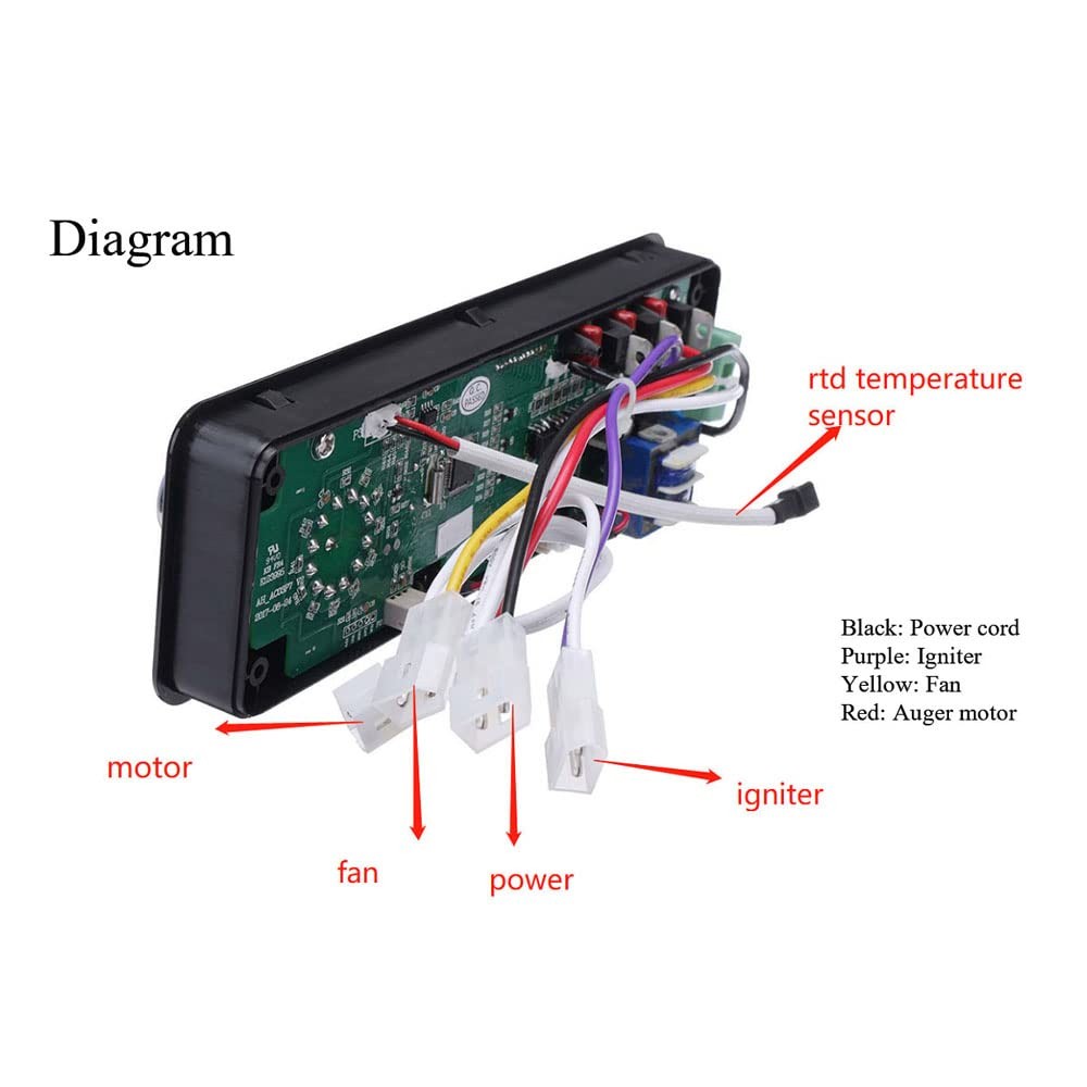Upgrade Control Board for Pit Boss Black pit boss control panel replacement