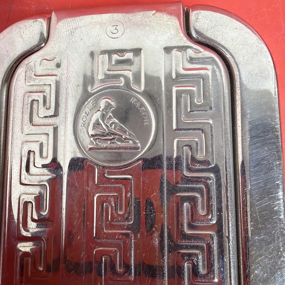 Vintage Rolls Razor in Original Case No. 3 Imperial Model