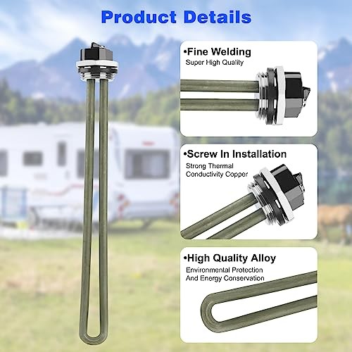 92249 RV Water Heater Element for Atwood Water Heater Parts gc6aa-10e gc10a-4e