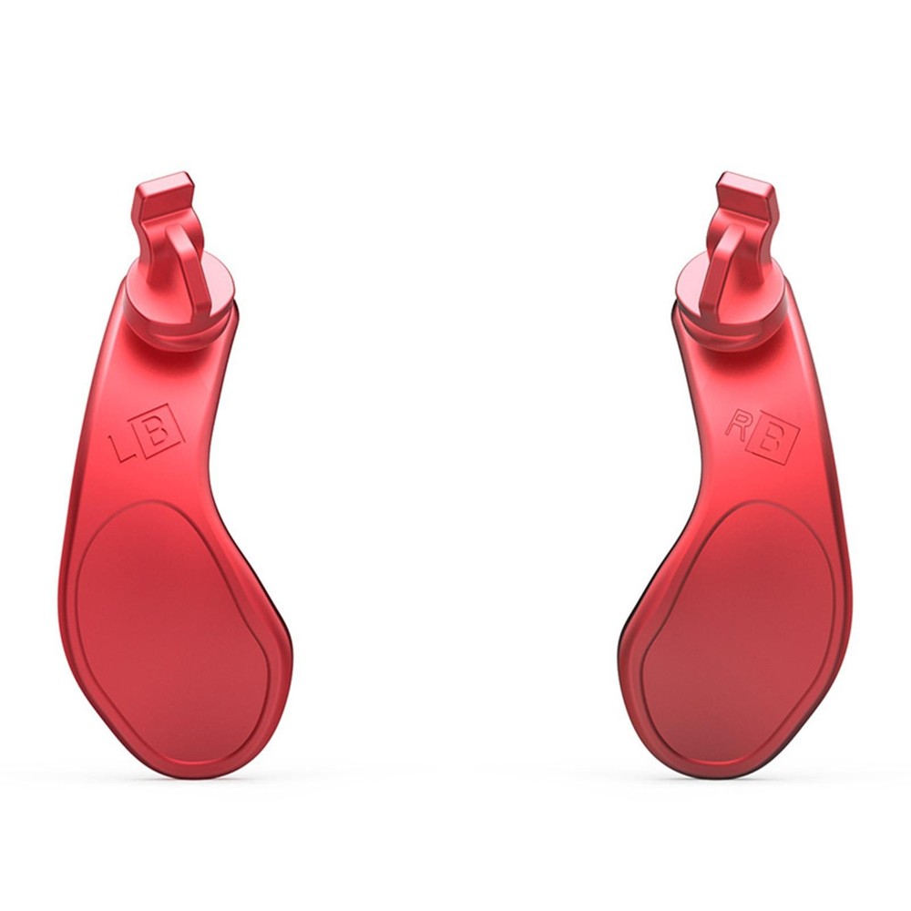 4PCS Red Stainless Steel Back Button Paddles Fit For PS5 Edge Controller