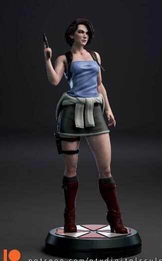 1/24 Resin Gil Valentin Resident Evil Unassembled Unpainted 2742