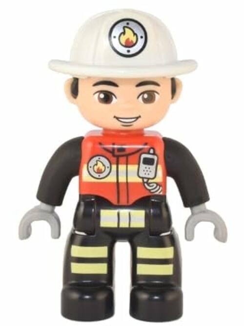 LEGO Duplo: Firefighter Figure with Fire Extinguisher