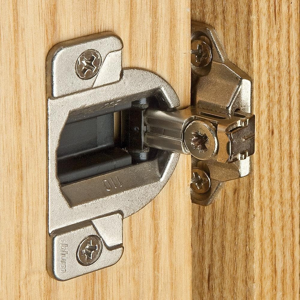 3/8'' Overlay 2-Way Face Frame Hinges (Pair)