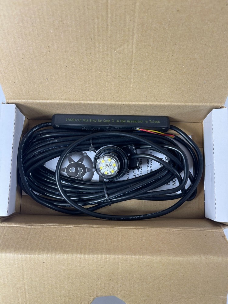 Code 3 HB6PAK-PI-W Hide-A-Blast 6-LED Lighthead White NGPI SUV Interceptor