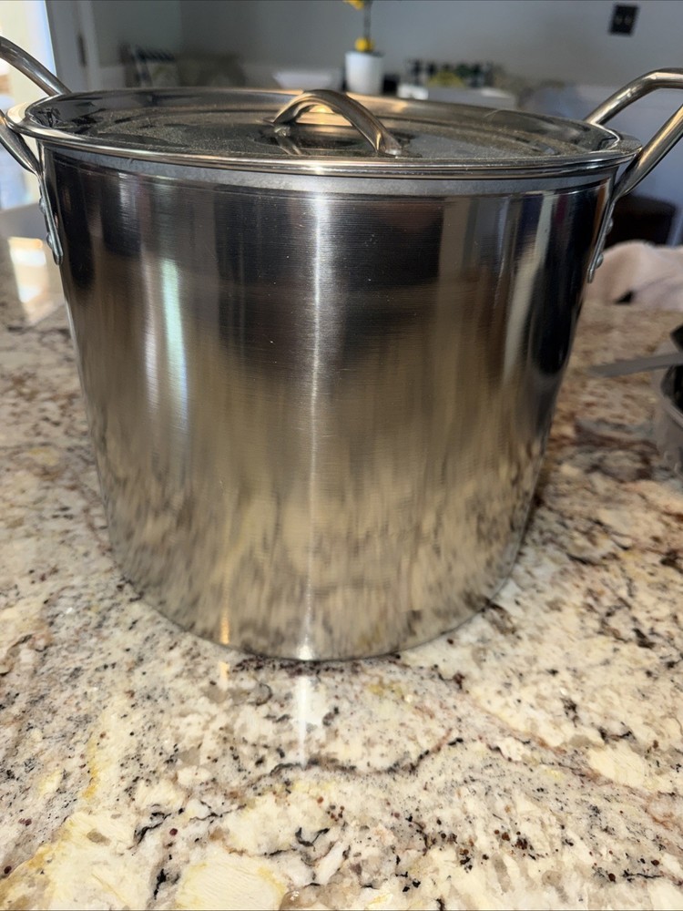 Cooking Pan With Lids 9” Tall New
