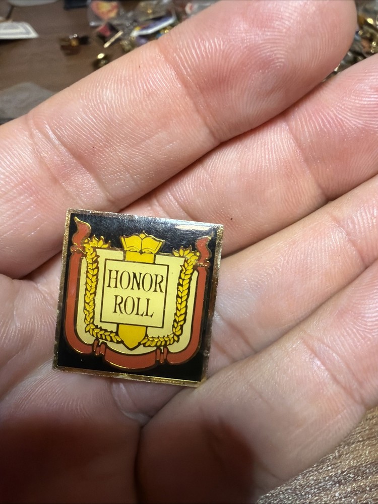 honor roll pin vintage