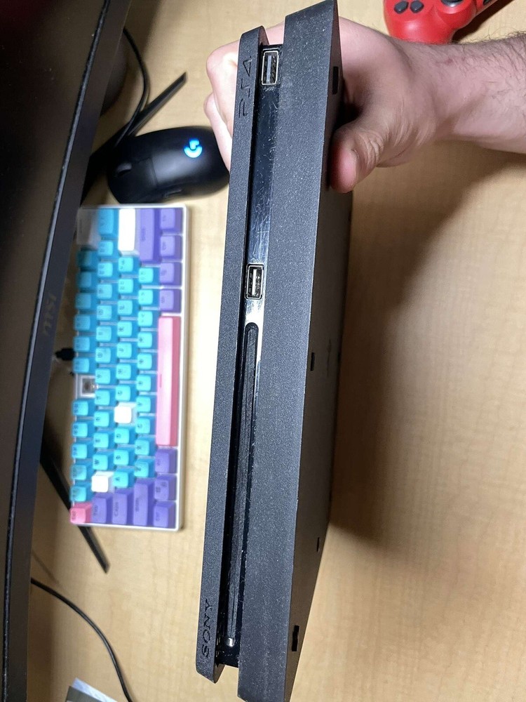 ps4 console 2 controllers and games