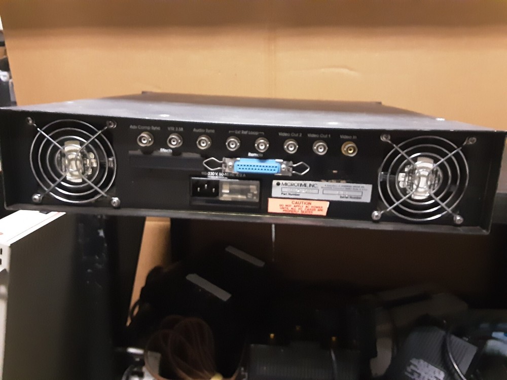 Used MICROTIME S-230 TBC Frame Synchronizer