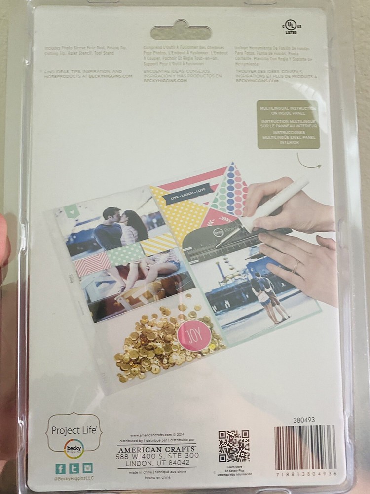 Project Life Photo Sleeve Fuse Tool