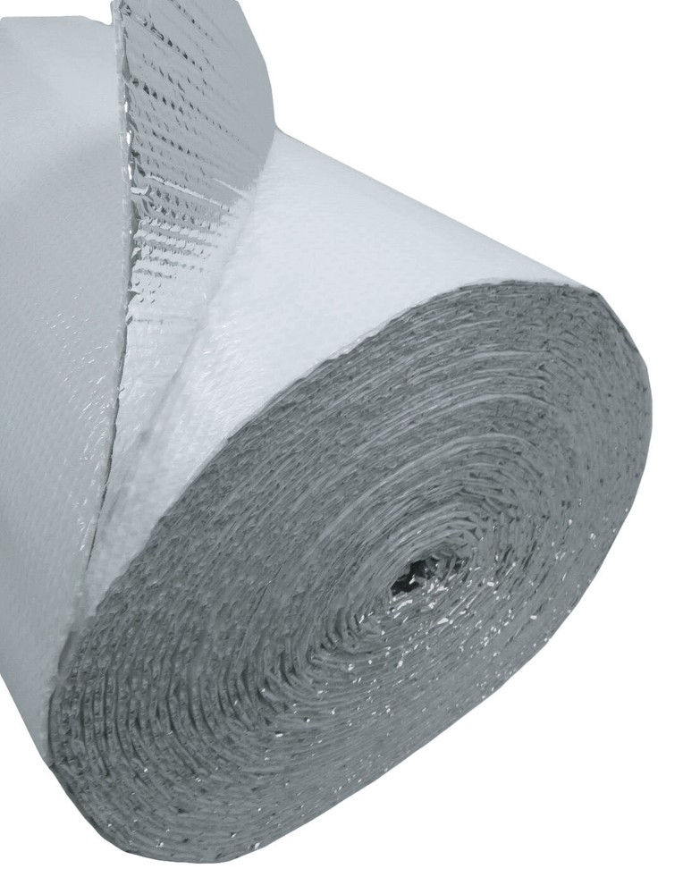 USEP 48" x 4' (16sqft) Double Bubble White Reflective Foil Insulation R8