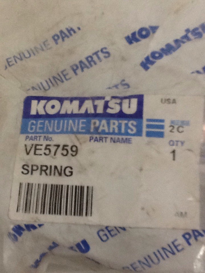 Komatsu VE5759 Spring