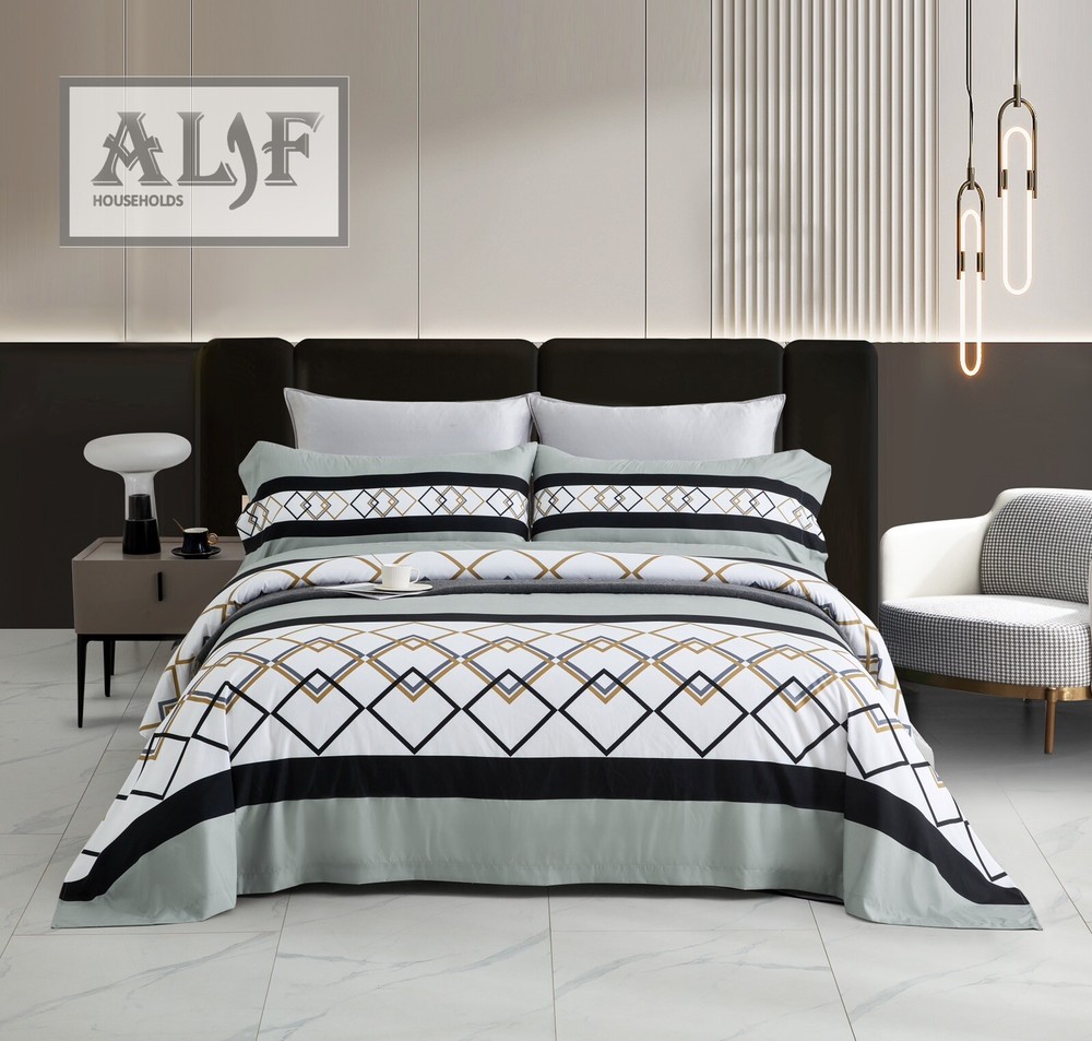 4-Piece Bedsheet Set | Double Size | Comfy | Hypoallergenic | Breathable | Soft