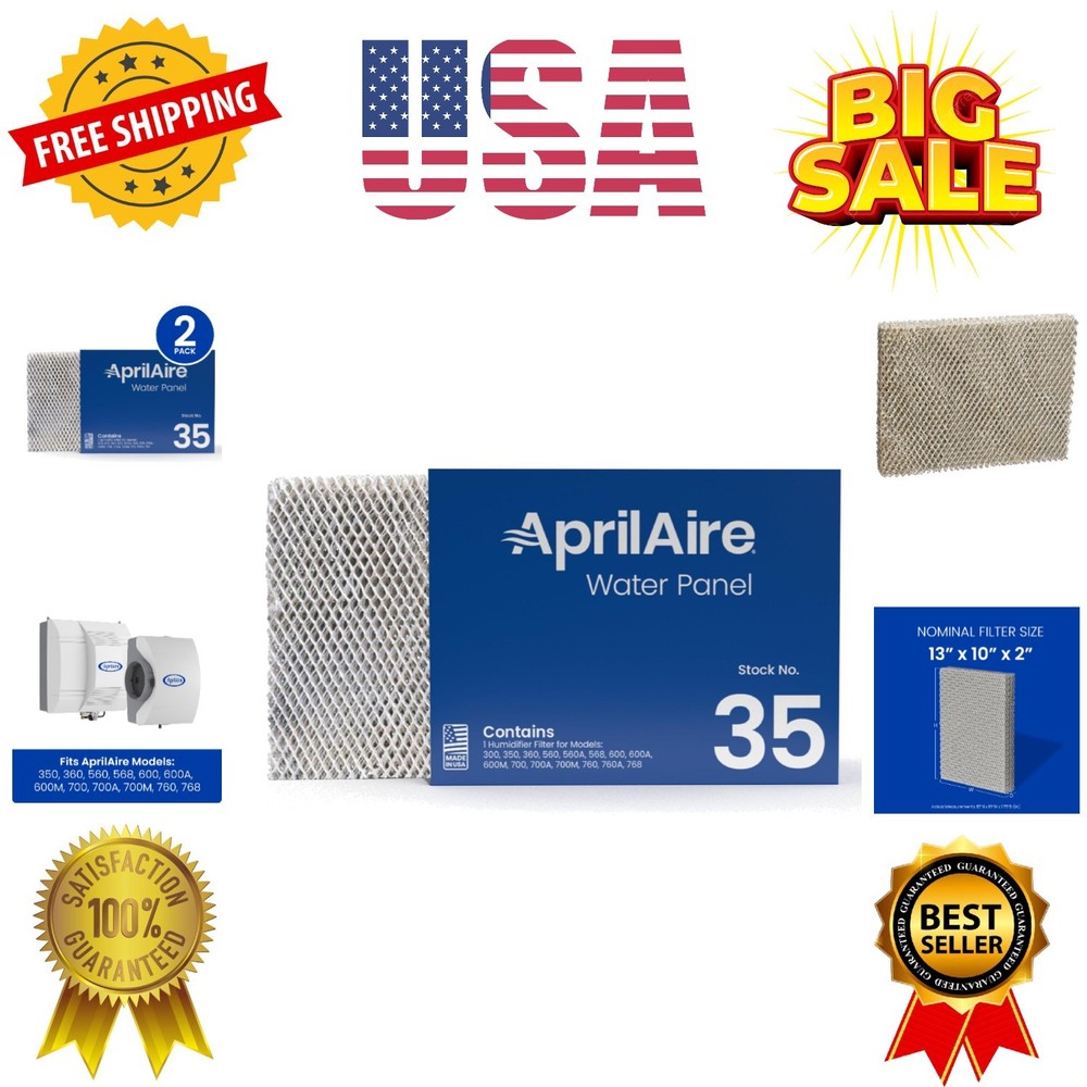 35 Water Panel Humidifier Filter Replacement for Whole-House Humidifier Model...