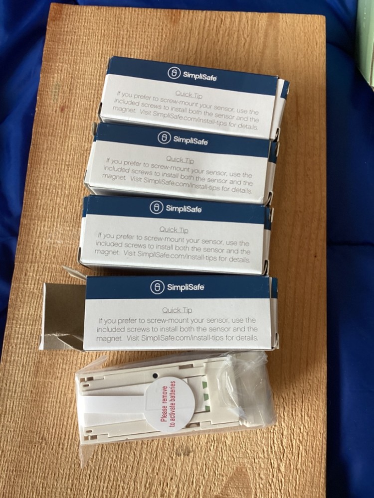 Simplisafe Entry Sensor - Lot of 4 - Unused