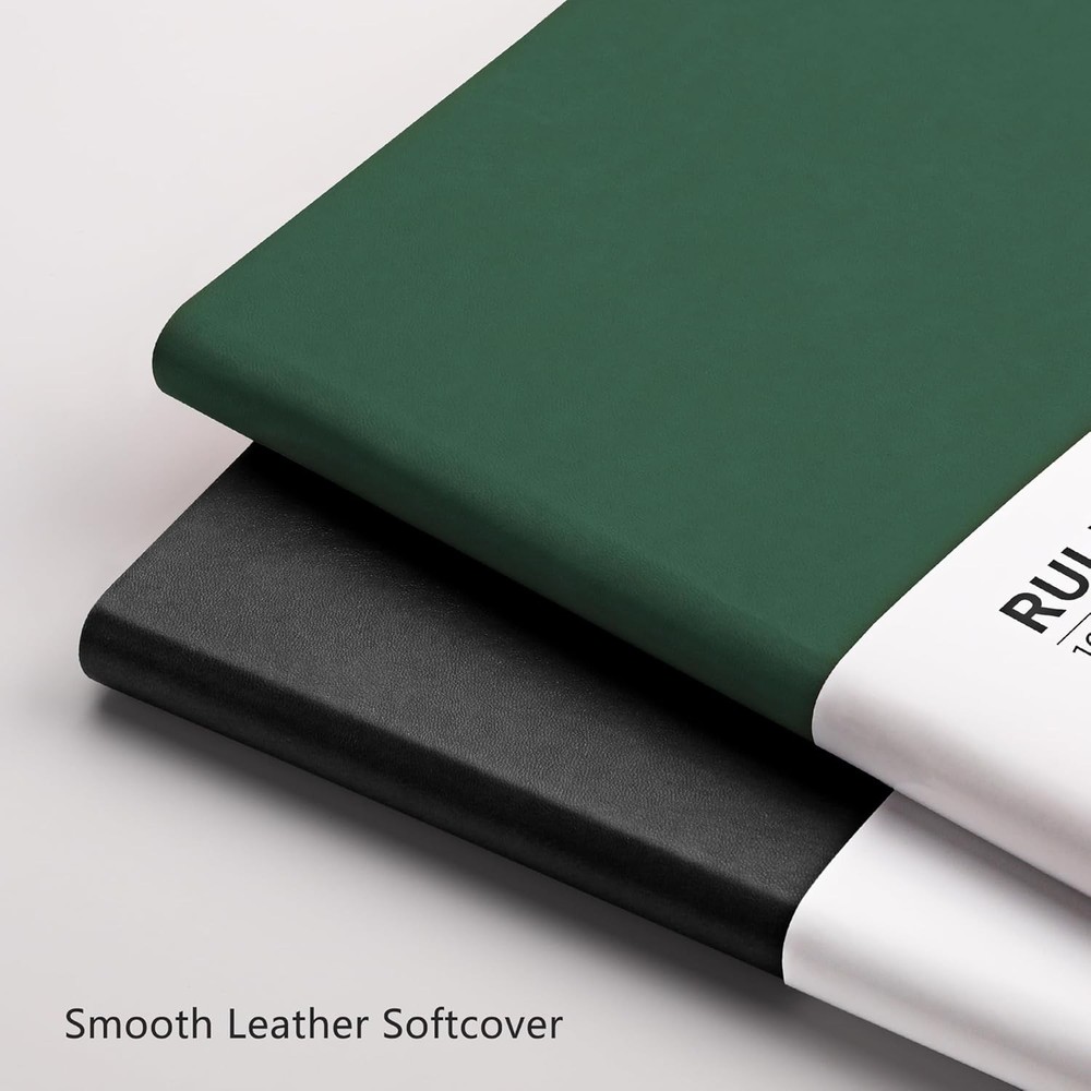 Lined Journal Notebook 2-Pack 204 Numbered Pages per Pack B5 Medium 7.6" × 10"