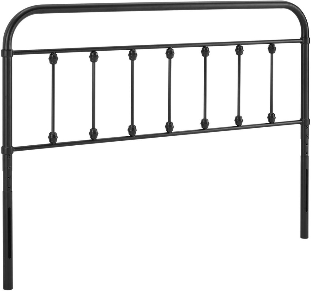 Modway MOD-6153-BLK Sage Full Metal Headboard, Black