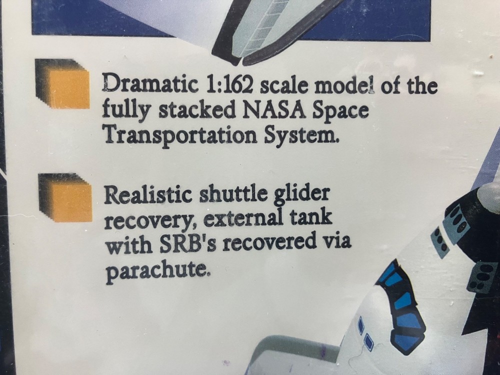 Estes Master Series Space Shuttle #1284 - Rare - Sealed - Beautiful Condition