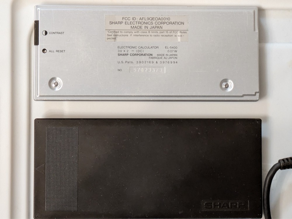 Vintage Sharp ce-126p printer + el-5400 computer both tested and working