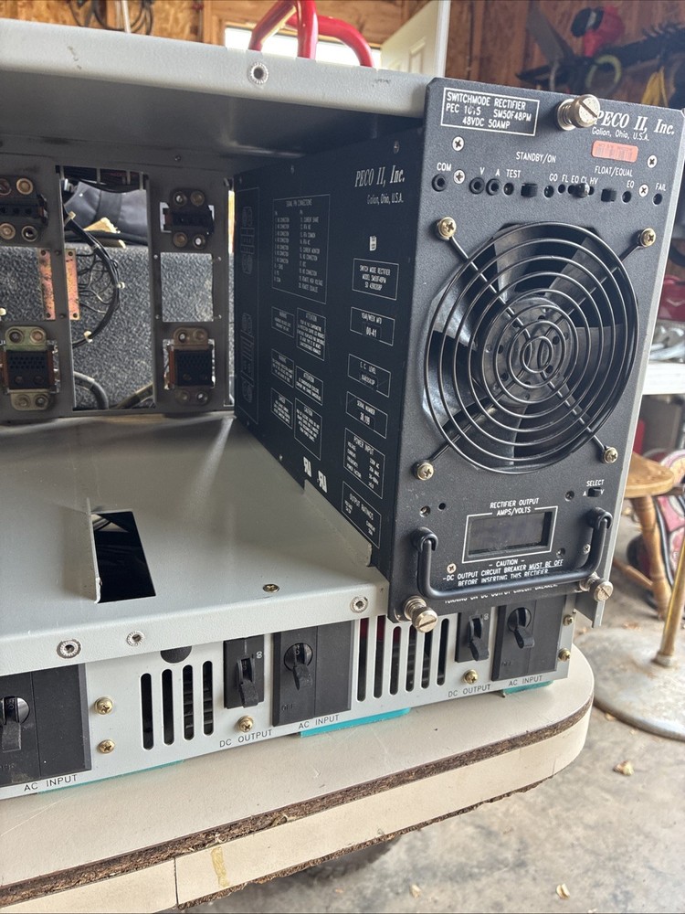 Peco II rectifier module 4 shelf. Rectifier Not Included! Read Description.