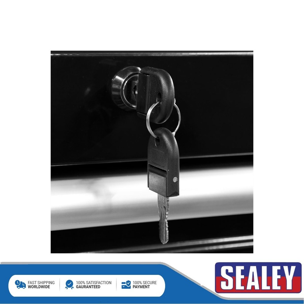 Sealey Superline PRO� Mid-Box Tool Chest 2 Drawer Black AP26029TB