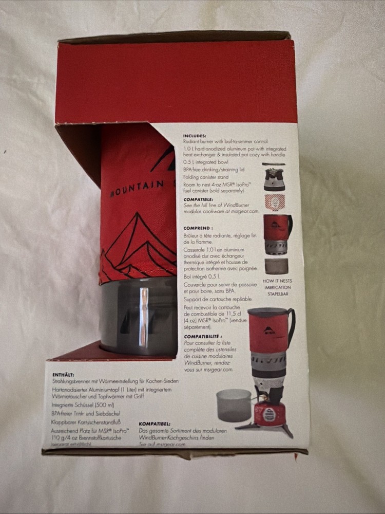 NEW!! MSR Windburner Personal Stove System