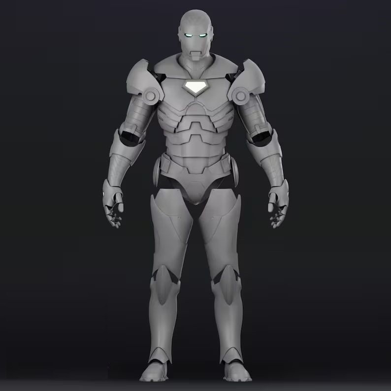Iron man Resin Sculpture Statue Model Kit Unpainted/Unassembled