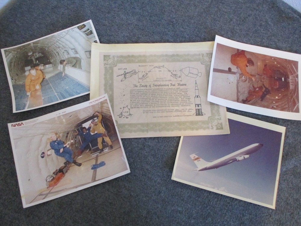 NASA MSFC SOLAR ARRAY TECHNOLOGY ZERO GRAVITY PHOTOS + CERT (ISS & HUBBLE)-1970s