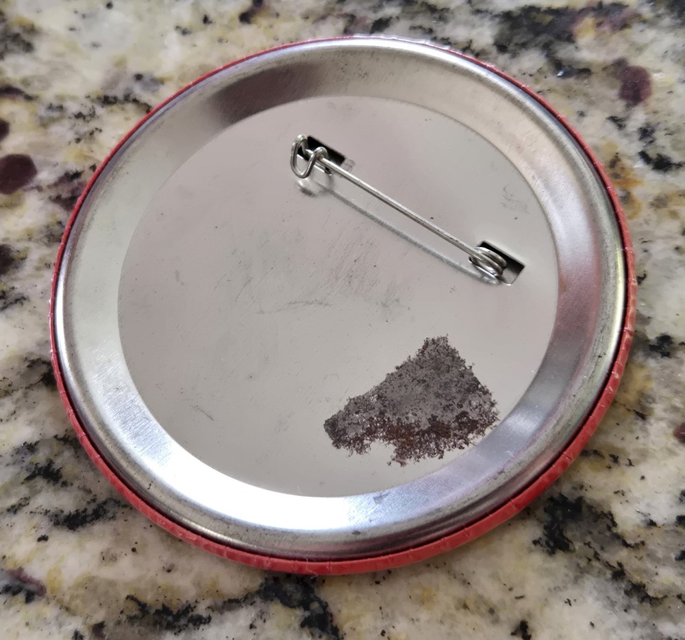 3" Vintage Apple Computer button pin - Apple 16 Forever Checkmate Tech Apple II