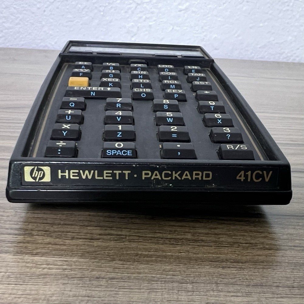 Vintage Hewlett Packard HP-41CV Handheld Programmable Scientific Calculator