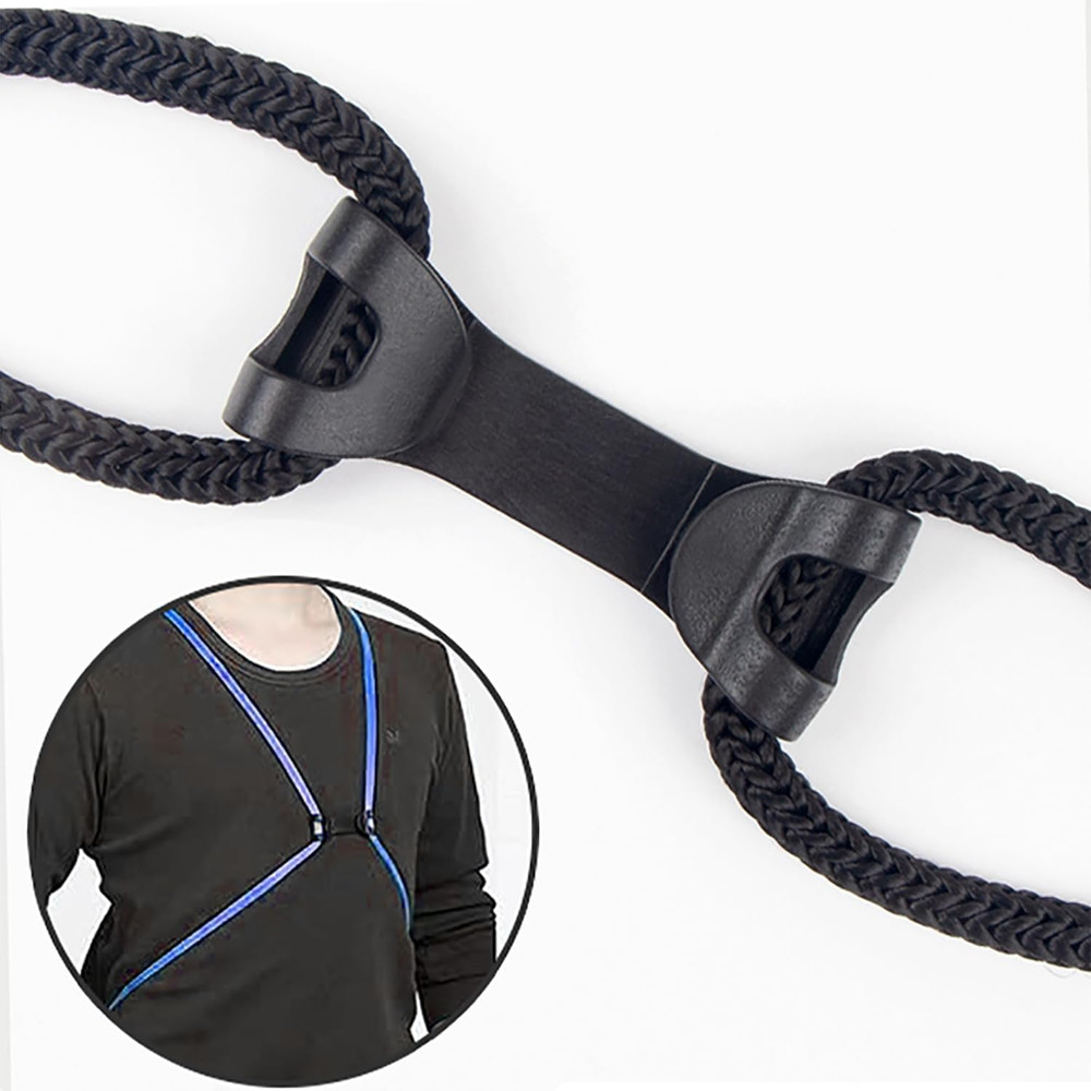 4PCS Drawstring Double Head Hook Buckles Backpack Retaining Chest Clip Sternum S