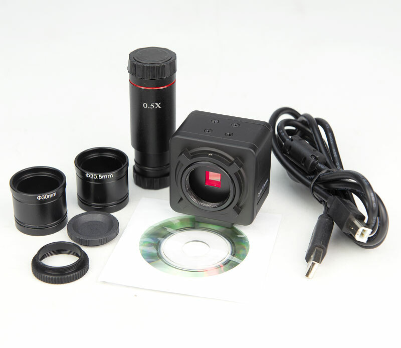 5.0 MP HD USB Microscope Digital Electronic Eyepiece Camera with C Mount Adapter