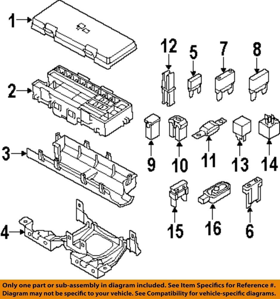 Used Fuse Box Engine fits: 2011 Ford Expedition Grade A