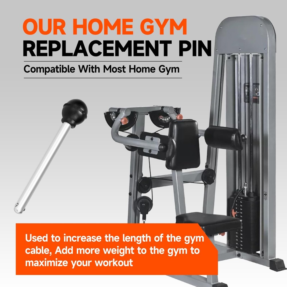 ArrogantF Weight Stack Pin Gym Heavy Duty Replacement Black