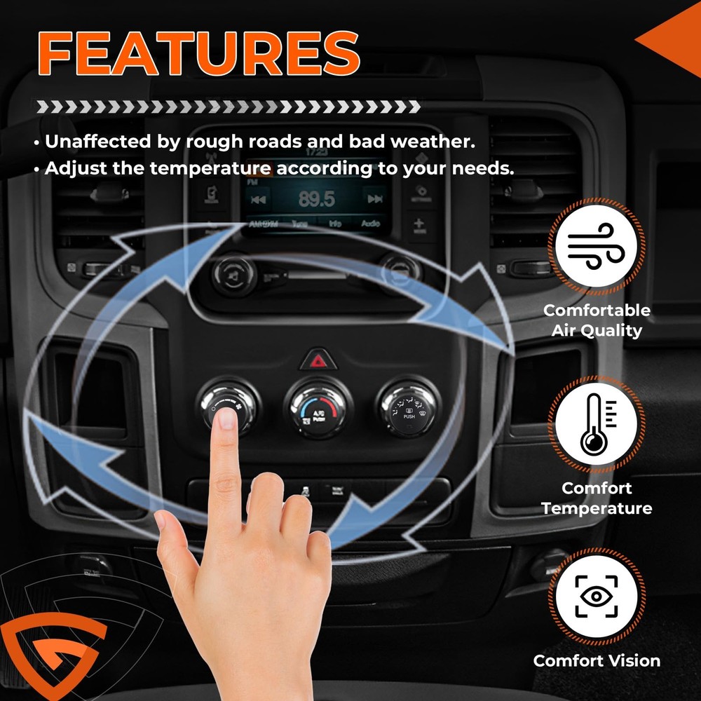 Front Climate Control Module 599-217 Heater A/C Switch fit 68268189AA