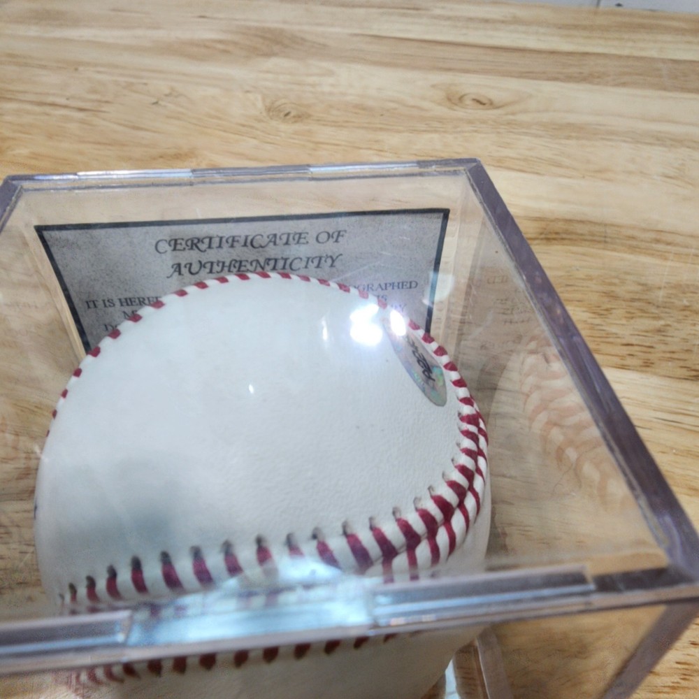 Joel Guzman - Autographed baseball With COA