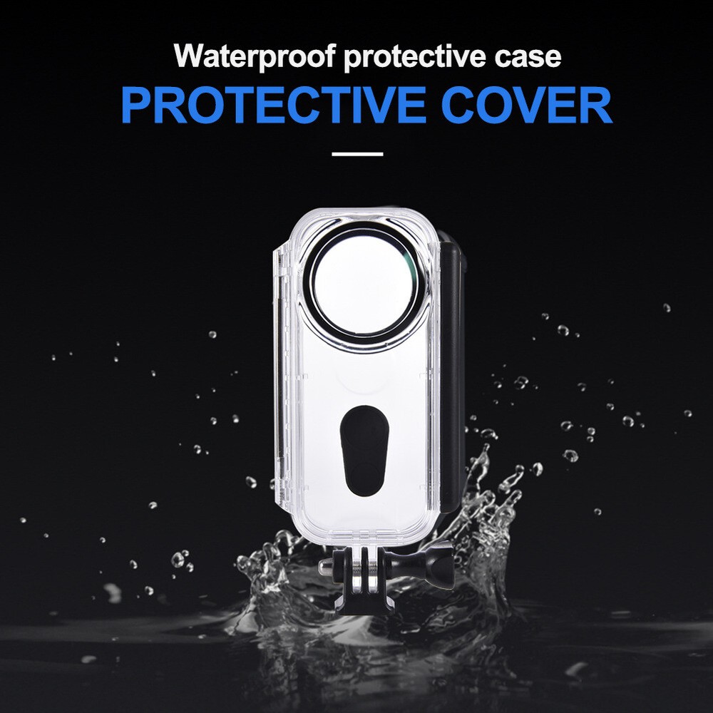 Acrylic Waterproof Diving Case Shell Protective Cover for Insta360 ONE X Camera