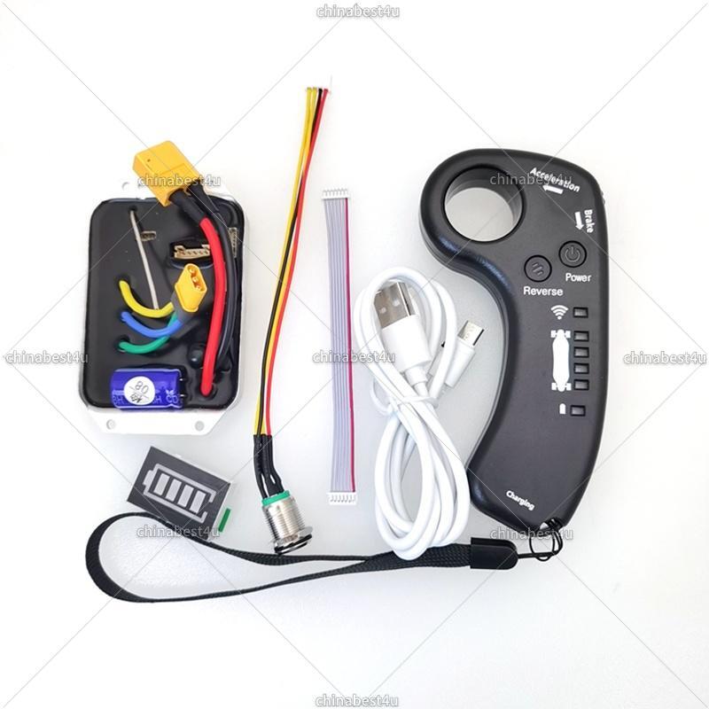 36V 10S Single Drive Electric Skateboard Longboard Motor Controller ESC Remote